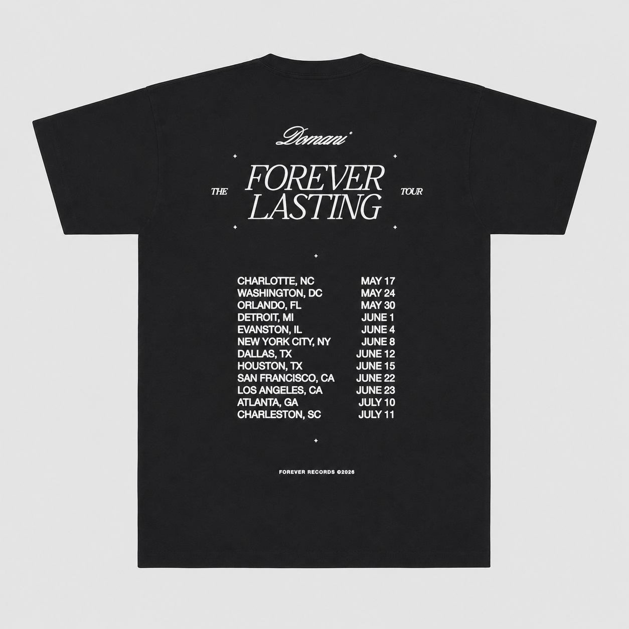 Forever Lasting/ Hot Seat Tour Tee
